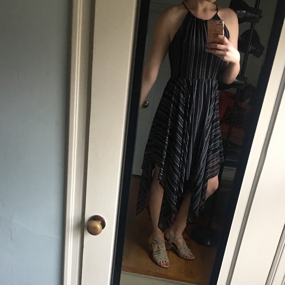 Handkerchief hem dress